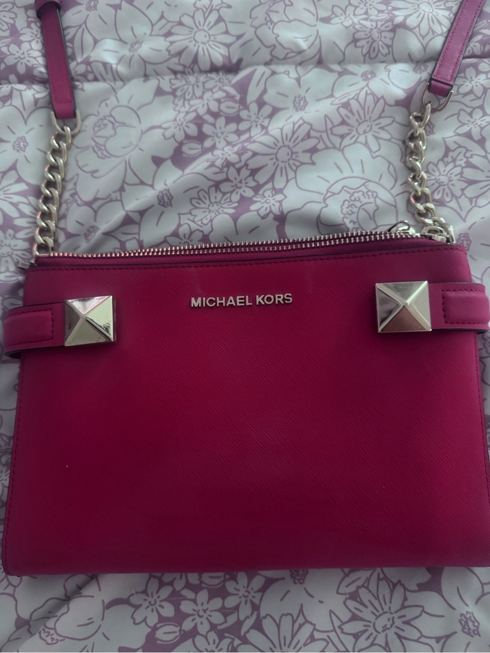 Michael Kors Red Crossbody Bag